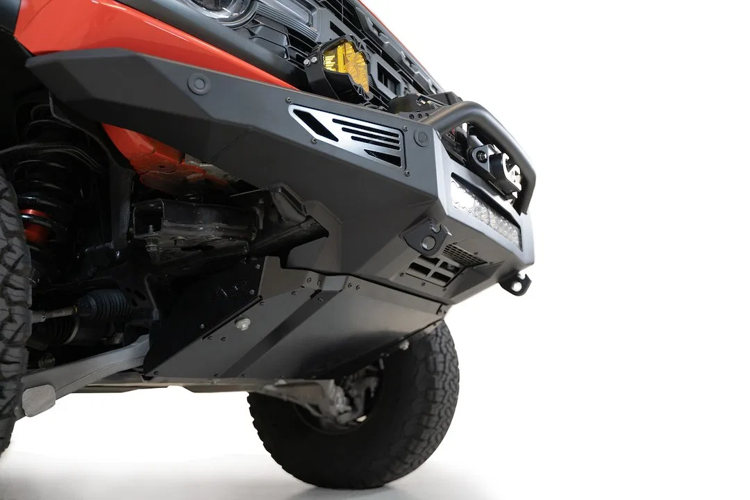 AC26005NA03 – A.DESERT DES Skid Plate, For Use With Rock Fighter Bumper Powder Coat Satin Black Aluminum Alloy